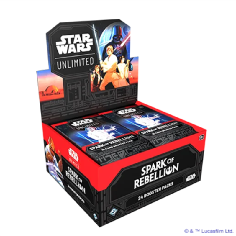 FFG - Star Wars: Unlimited - Spark of Rebellion Booster Display 24 Booster Englisch