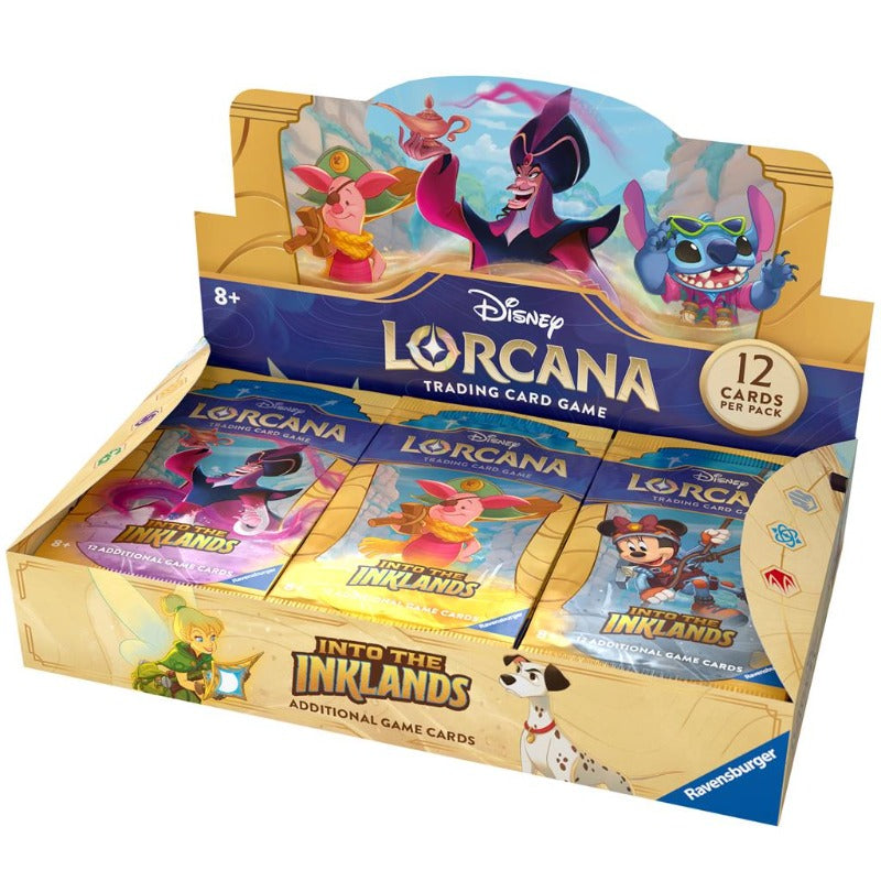 DISNEY LORCANA: Die Tintenlande - Booster Display Englisch TCG Sammelkartenspiel 