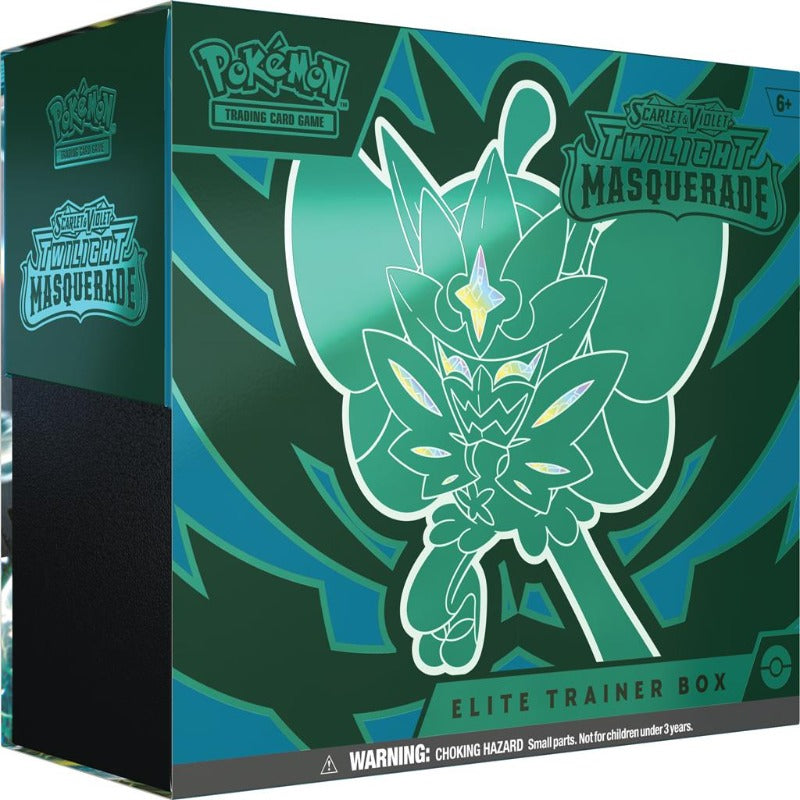 Pokemon Karmesin & Purpur - Maskerade im Zwielicht Top Trainer Box Deutsch TCG Sammelkartenspiel 