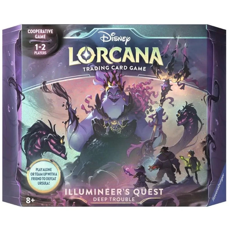 Disney Lorcana: Set 4 Ursula's Return Gift Set Illumineer's Quest: Deep Trouble  English TCG Sammelkartenspiel 