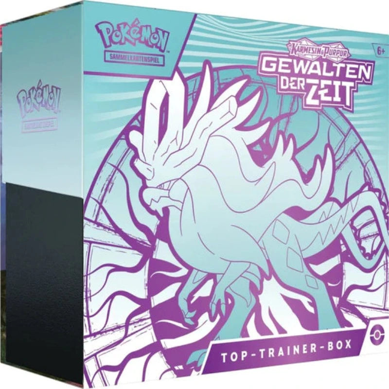 Pokémon Karmesin & Purpur Gewalten der Zeit Windewoge Top Trainer Box TCG Samelkartenspiel