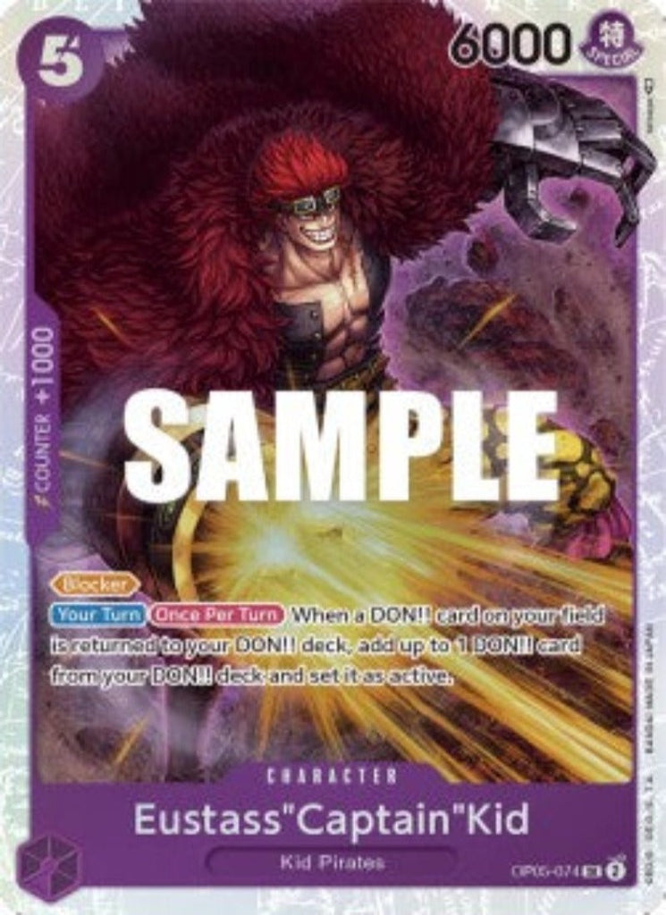 Eustass"Captain"Kid (Super Rare) OP05-093 Character Awakening of the new Era TCG Einzelkarte 