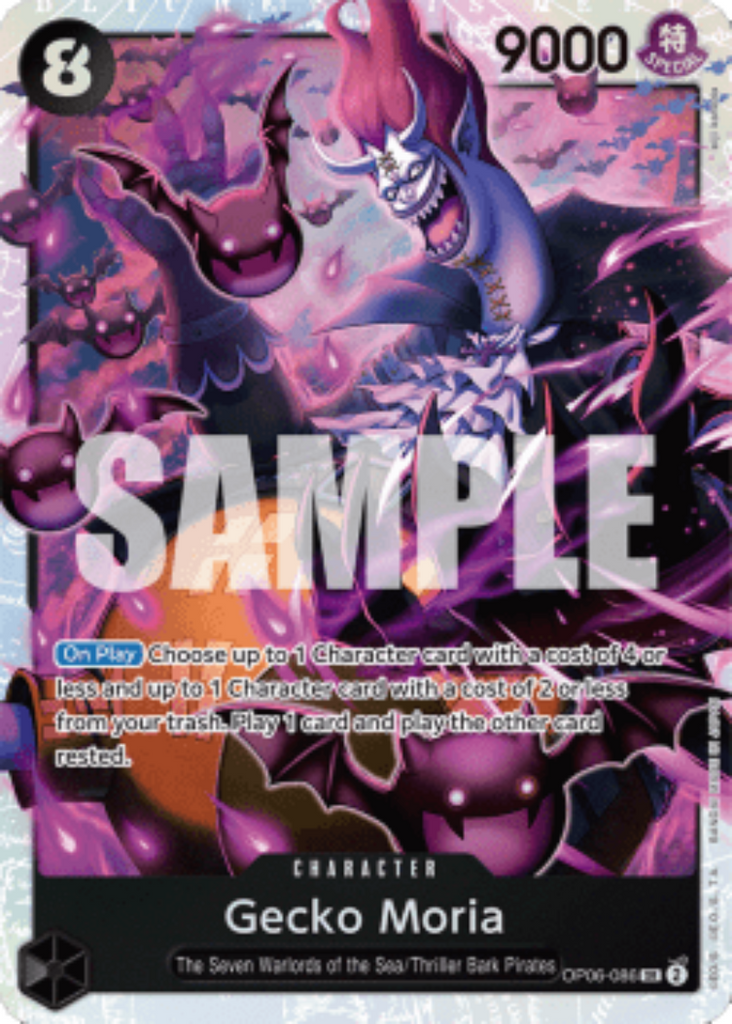 Gecko Moria (Super Rare) OP06-06 Charakter Wings of the Captain
TCG Einzelkarte 