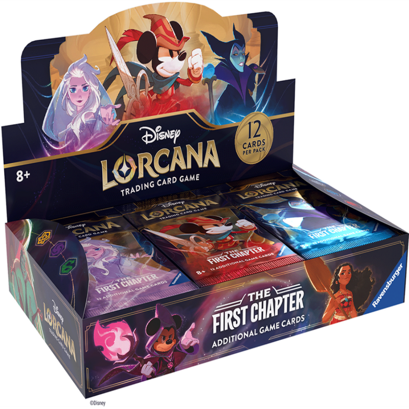 Disney Lorcana - Booster Display The First Chapter" (24 Packs) Englisch VORVERKAUF TCG Sammelkartenspiel