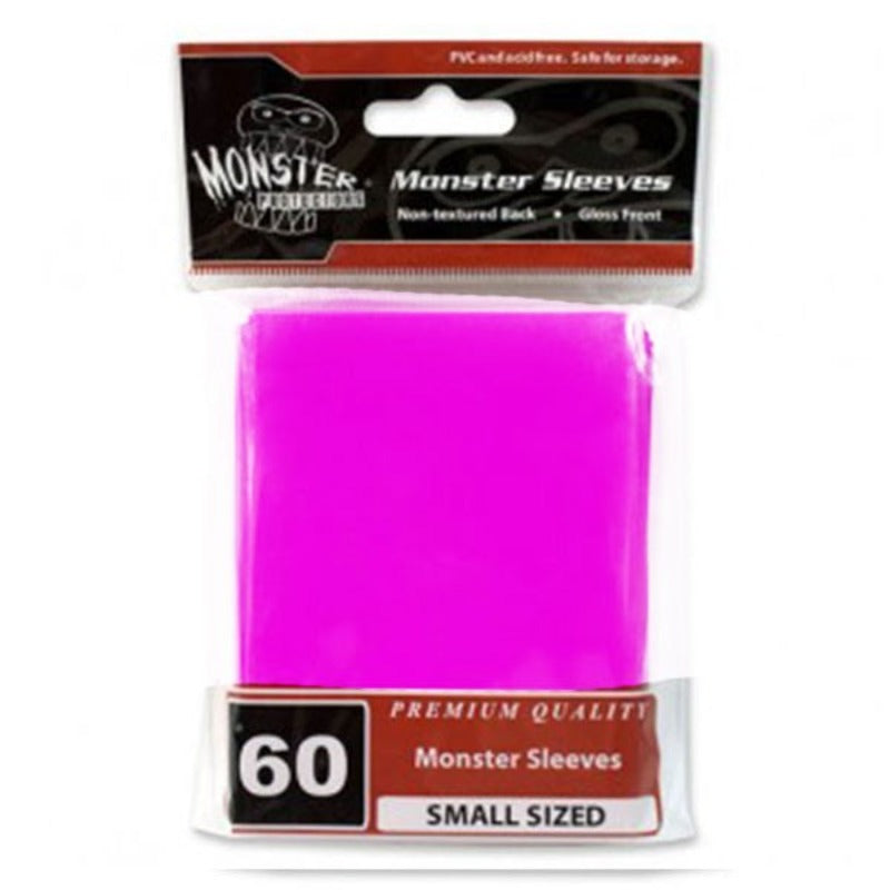 Monster Sleeves Pink Small Sized 60 (Stk) - TCG Sammelkartenspiel