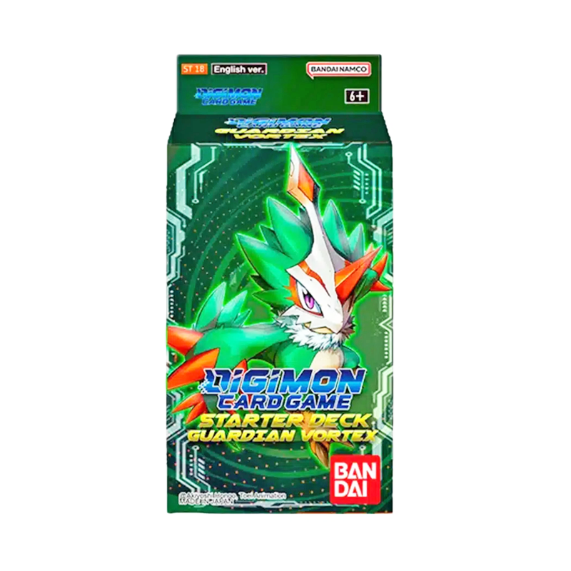 Digimon Card Game - Starter Deck Display ST18 Guardian Vortex (6 Decks) - Englisch TCG Sammelkartenspiel