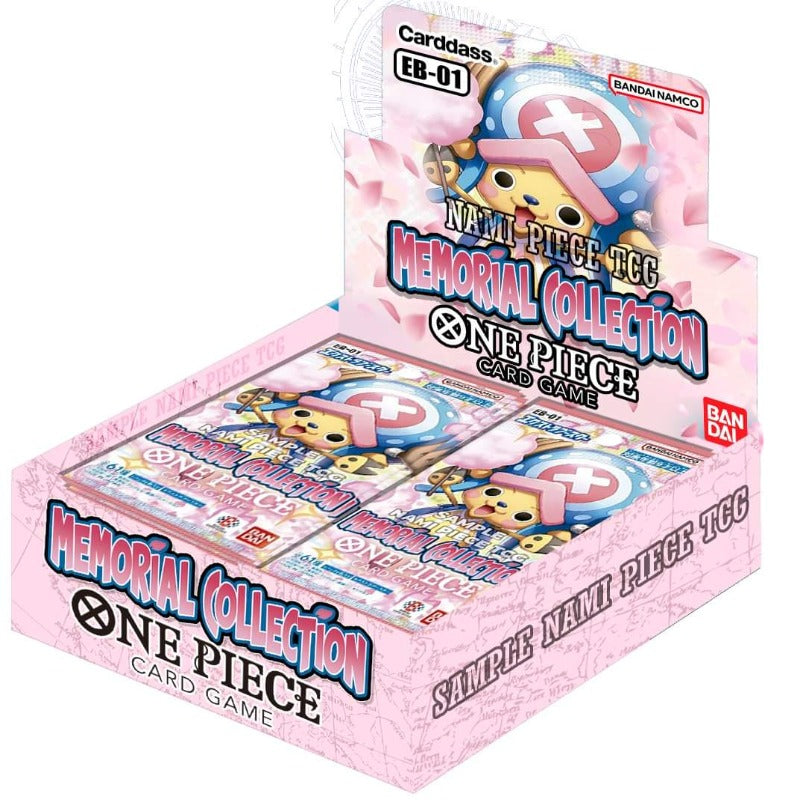 One Piece Card Game EB-01 Extra Booster Memorial Collection Display Englisch TCG Sammelkarten