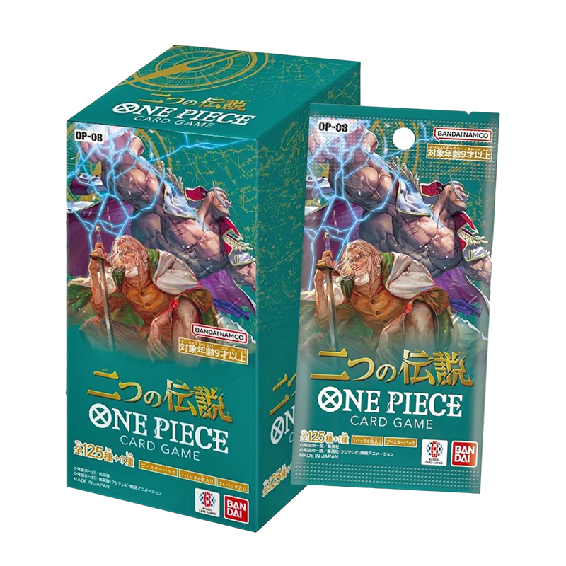 One Piece Card Game - Two Legends OP-08 Booster Display