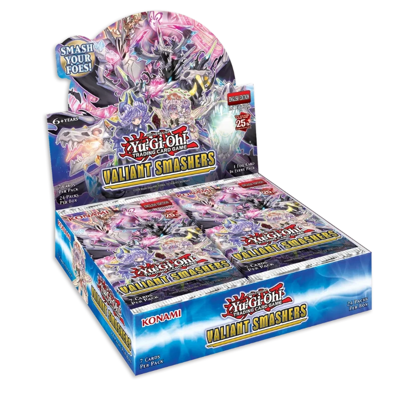 Yu-Gi-Oh!: Valiant Smashers - Booster Display Deutsch 24 Packs  - TCG Sammelkartenspiel