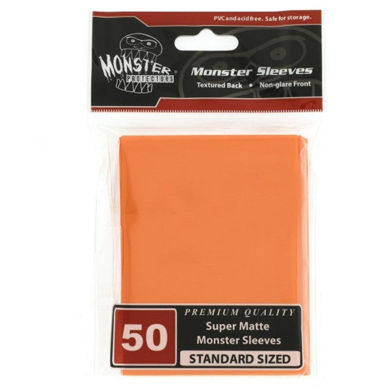 Monster Sleeves Orange Standard Sized 50 (Stk) - TCG Sammelkartenspiel