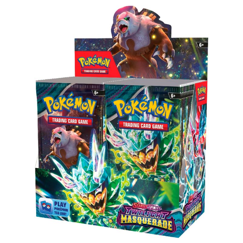 Pokemon Scarlet & Violet - Twilight Masquerade Display Englisch TCG Sammelkartenspiel 