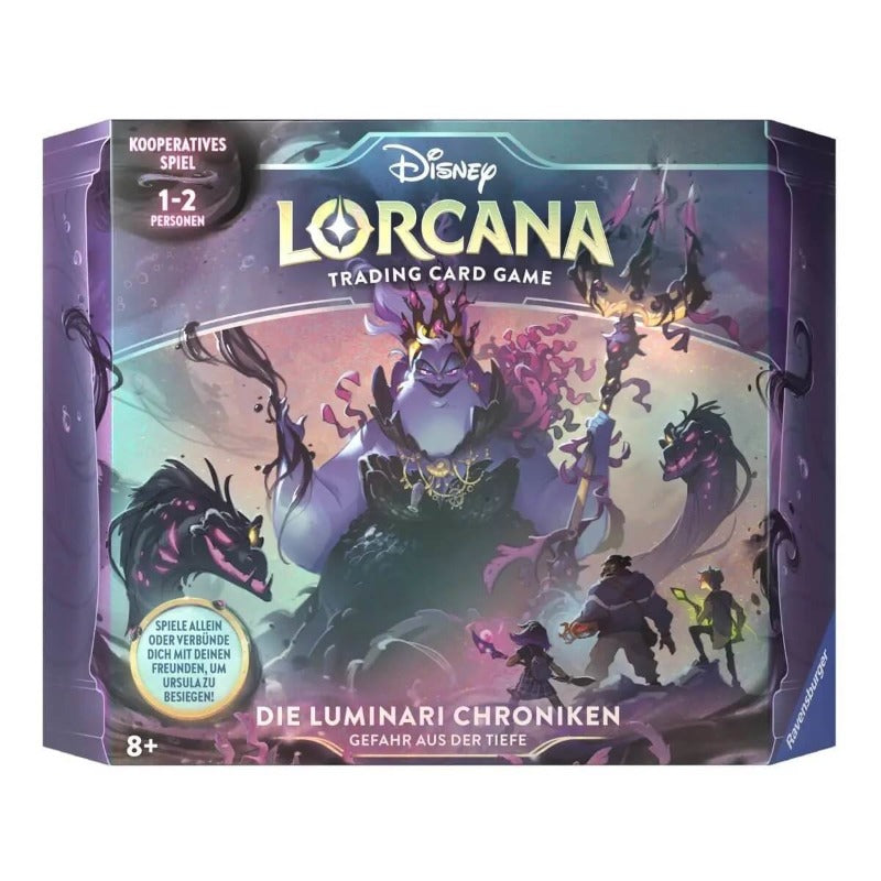 Disney Lorcana: Set 4 Ursula's Rückkehr Die Luminari Chroniken Gefahr aus der Tiefe Geschenk Set Deutsch