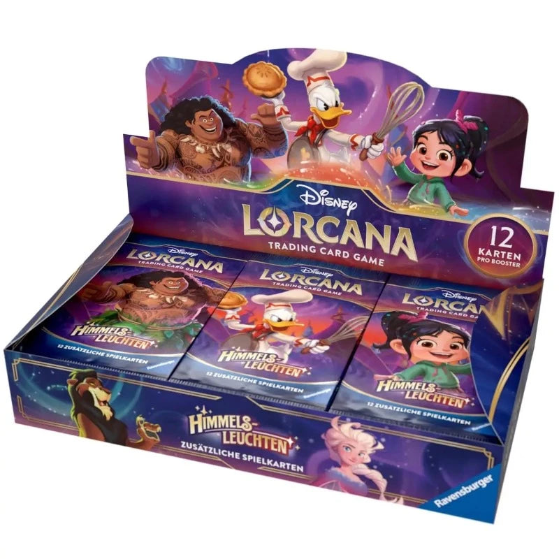 Disney Lorcana: Set 5 Himmelsleuchten Booster Display (Deutsch) TCG Sammelkartenspiel 