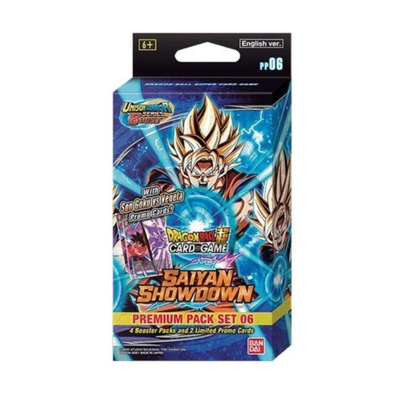 Dragon Ball Super Card Game - Saiyan Showdown Premium Pack Set 06 PP06 Englisch - TCG Sammelkartenspiel