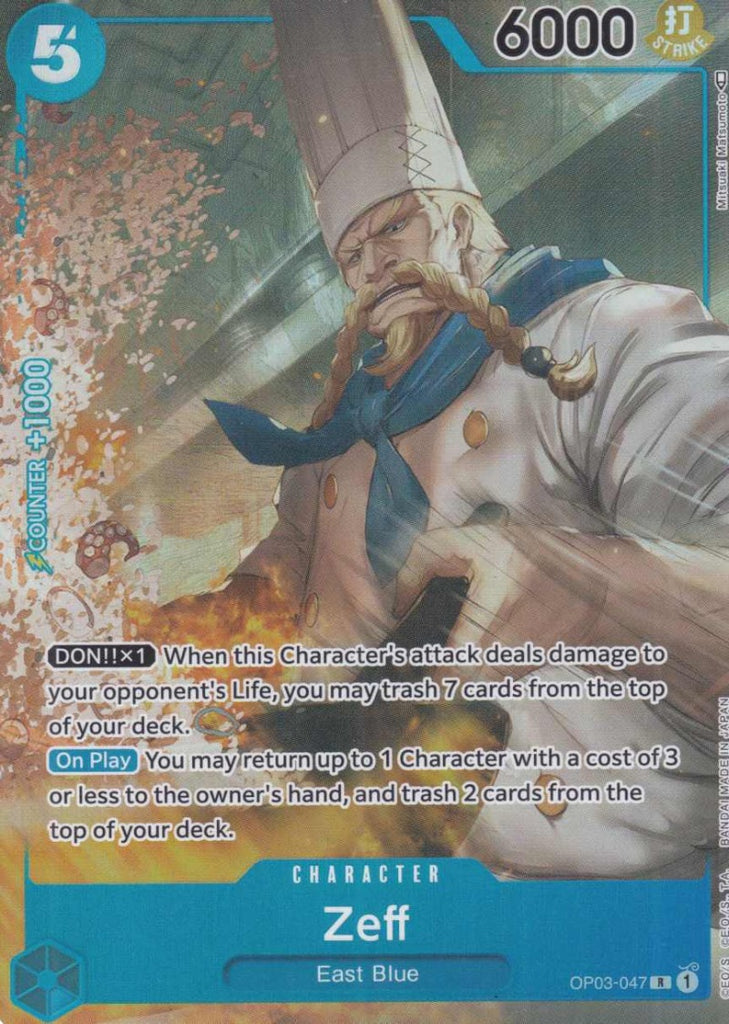 Zeff (Parallel) Rare OP03-047 CHARACTER Pillars of Strength - TCG Sammelkartenspiel