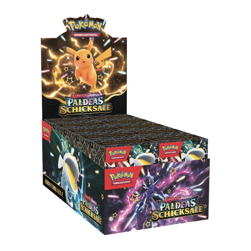 Pokemon Karmesin & Purpur - Paldeas Schicksale Booster Bundle Deutsch TCG Sammelkartenspiel