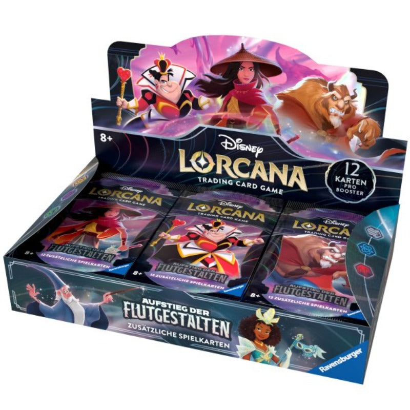 Disney Lorcana: Aufstieg der Flutgestalten -  Booster Display  24 Packs Deutsch TCG Sammelkartenspiel