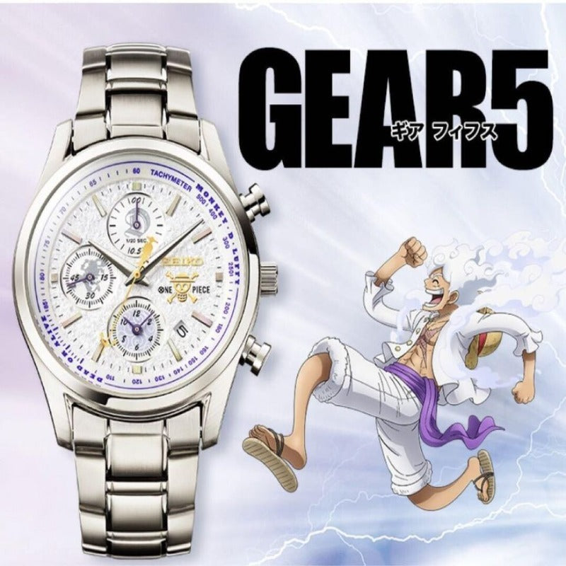 Seiko X ONE PIECE Monkey D. Ruffy Gear 5 Edition Collaboration Limited Edition Quarz-Chronograph –