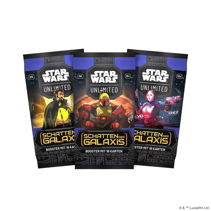 Star Wars: Unlimited – Schatten der Galaxis Booster-Display (Deutsch) TCG Sammelkartenspiel 