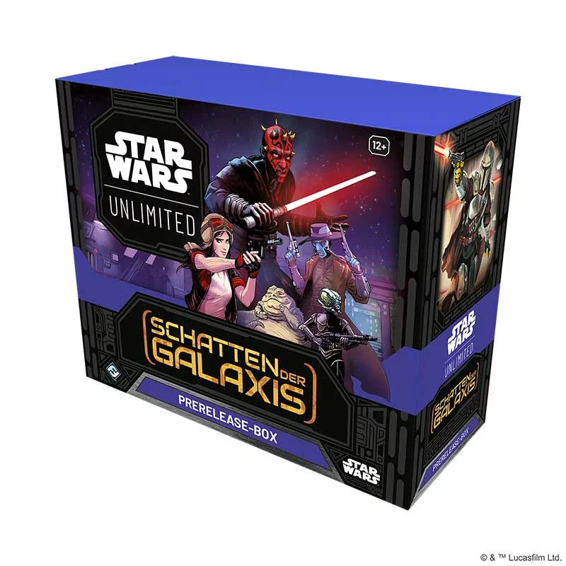 Star Wars: Unlimited – Schatten der Galaxis Prerelease-Box (Deutsch) TCG Sammelkartenspiel 