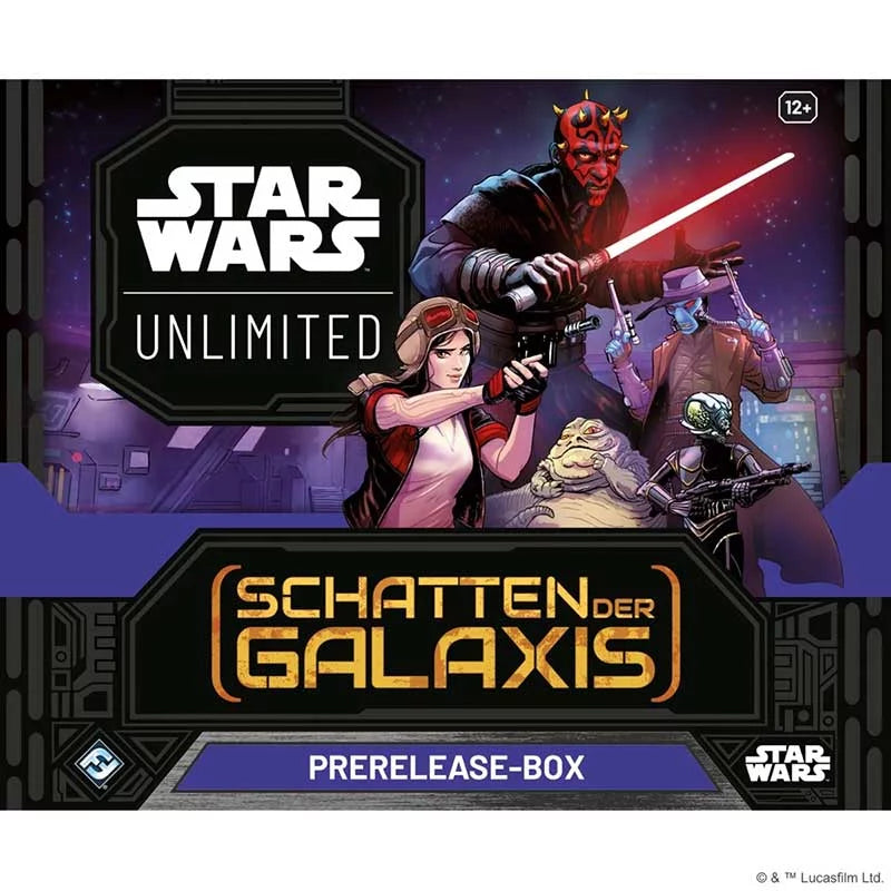 Star Wars: Unlimited – Schatten der Galaxis Prerelease-Box (Deutsch) TCG Sammelkartenspiel 