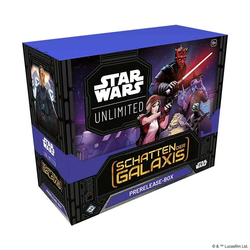 Star Wars: Unlimited – Schatten der Galaxis Prerelease-Box (Deutsch) TCG Sammelkartenspiel 